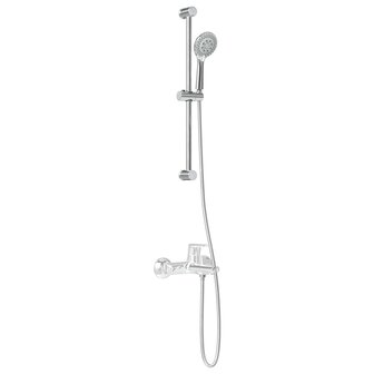 Douchesysteem set Chroom 70 cm Roestvrij staal 3