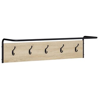 Kapstok Sonoma Eiken 100 x 30 x 25 cm Bewerkt hout 2