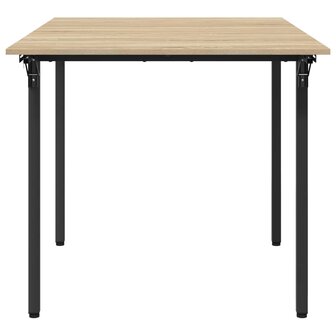 Uitschuifbare eettafel 120 x 81,5 x 75 cm Bewerkt hout 6