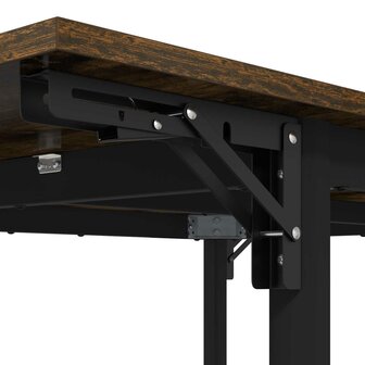 Uitschuifbare eettafel 120 x 81,5 x 75 cm Bewerkt hout 8