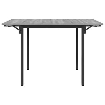Uitschuifbare eettafel 120 x 81,5 x 75 cm Bewerkt hout 5