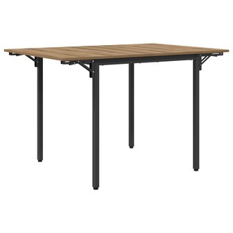 Uitschuifbare eettafel 120 x 81,5 x 75 cm Bewerkt hout 2