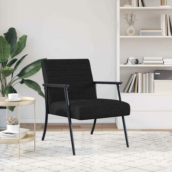Fauteuil Zwart 59 x 75 x 78 cm Stof 3