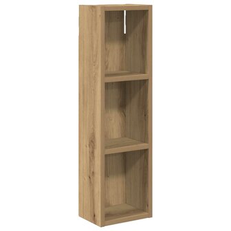 Badkamerwandkast Artisanaal eiken 20 x 14 x 70 cm 2