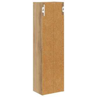 Badkamerwandkast Artisanaal eiken 20 x 14 x 70 cm 8