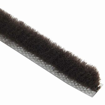 Zelfklevende deurborstel 5 m PP Bruin 5
