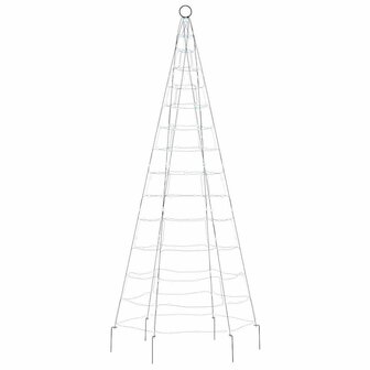 LED-kerstboom 200 LED&amp;apos;s koud wit 180 cm 3
