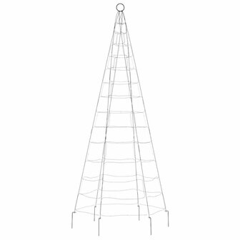 LED-kerstboom 200 LED&amp;apos;s koud wit 180 cm 4