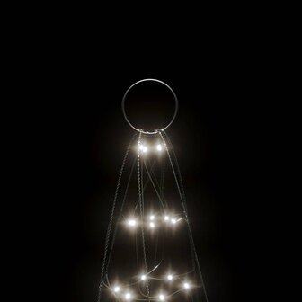 LED-kerstboom 200 LED&amp;apos;s koud wit 180 cm 9