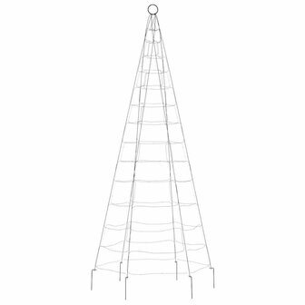 LED-kerstboom 200 LED&amp;apos;s 180 cm blauw 4