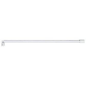 Stabilisatiestang douchewand 70-120 cm voor 6/8 mm glas Chroom 2