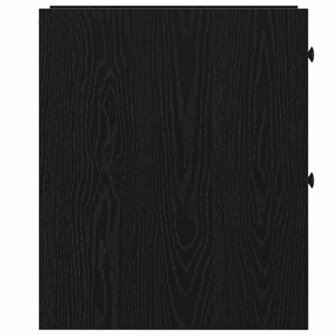 Badkamerkast 21,5 x 50 x 60 cm Bewerkt hout Zwart Eiken 7