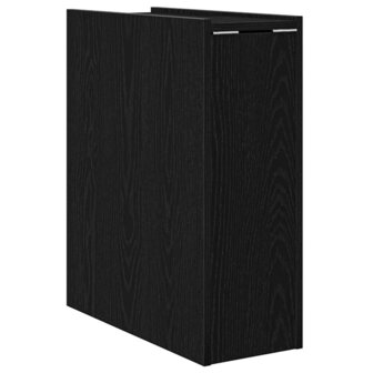 Badkamerkast 21,5 x 50 x 60 cm Bewerkt hout Zwart Eiken 8