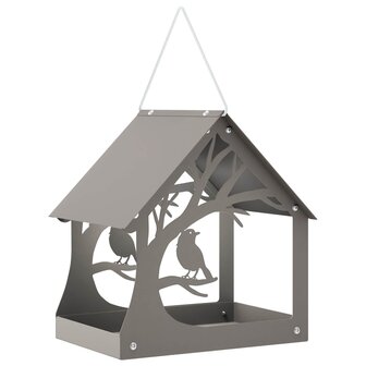 Hangend vogelvoederhuisje weervast staal Roestkleurig 3
