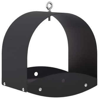 Hangend vogelvoederhuisje Staal Zwart 2