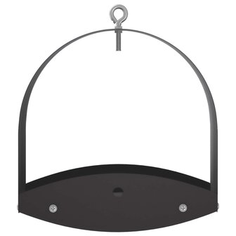 Hangend vogelvoederhuisje Staal Zwart 3