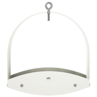 Hangend vogelvoederhuisje Staal Wit 3