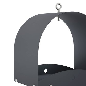 Hangend vogelvoederhuisje Staal Antraciet 5