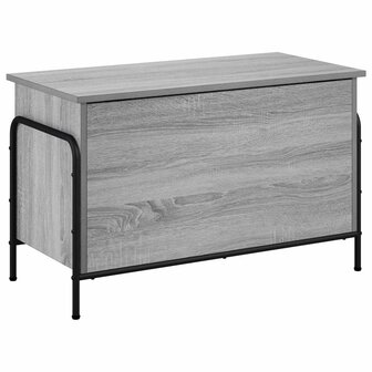 Opbergbox Grijs Sonoma 80 x 40 x 49,5 cm Bewerkt hout 5