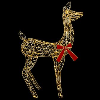 3D Kerst Rendier LOVIISA 110 LED&amp;apos;s Warmwit 70 x 26 x 100 cm 4