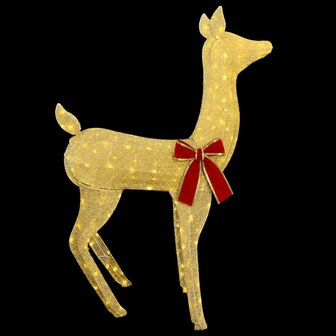 3D Kerst Rendier LOVIISA 110 LED&amp;apos;s Warmwit 70 x 26 x 100 cm 4