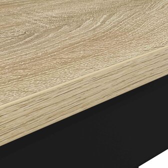 Eettafels 110 x 55 x 75 cm Bewerkt hout Sonoma Eiken 8