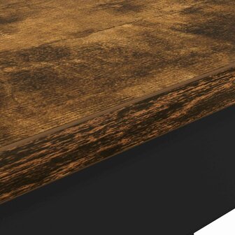 Eettafels 110 x 55 x 75 cm Bewerkt hout Gerookt eiken 8