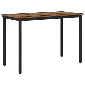 Eettafels 110 x 55 x 75 cm Bewerkt hout Oud hout Rechthoekig 2