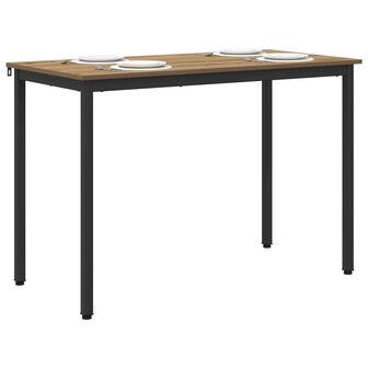 Eettafels 110 x 55 x 75 cm Bewerkt hout Artisanaal eiken 3