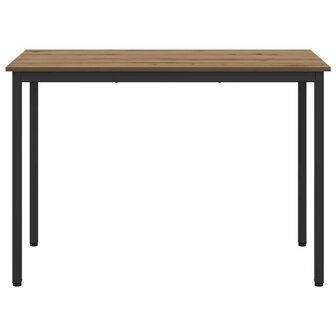 Eettafels 110 x 55 x 75 cm Bewerkt hout Artisanaal eiken 5