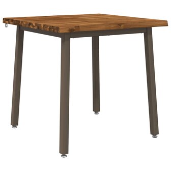Live Edge Eettafel 60 x 55 x 75 cm Massief Acaciahout 2
