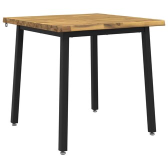 Live Edge Eettafel 60 x 55 x 75 cm Massief Acaciahout 2