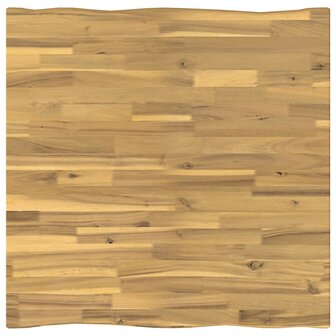 Live Edge Eettafel 60 x 55 x 75 cm Massief Acaciahout 4
