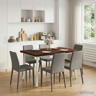 Live Edge Eettafel 90 x 55 x 75 cm Massief Acaciahout 3