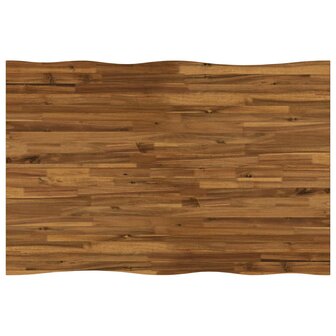 Live Edge Eettafel 90 x 55 x 75 cm Massief Acaciahout 6
