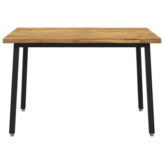 Live Edge Eettafel 90 x 55 x 75 cm Massief Acaciahout 4
