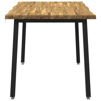 Live Edge Eettafel 90 x 55 x 75 cm Massief Acaciahout 5
