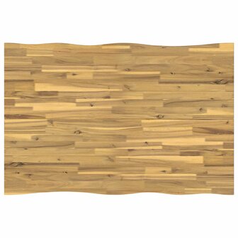 Live Edge Eettafel 90 x 55 x 75 cm Massief Acaciahout 6