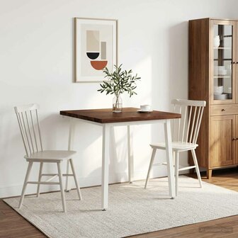 Vierkante Eettafel 60 x 55 x 75 cm Massief Acaciahout 1