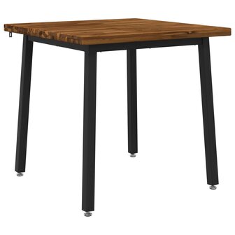 Vierkante Eettafel 60 x 55 x 75 cm Massief Acaciahout 2