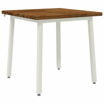 Vierkante Eettafel 60 x 55 x 75 cm Massief Acaciahout 2