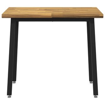 Vierkante Eettafel 90 x 55 x 75 cm Massief Acaciahout 4