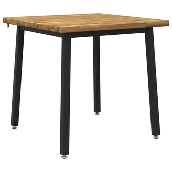 Vierkante Eettafel 70 x 70 x 75 cm Massief Acaciahout 2