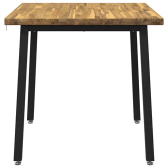 Vierkante Eettafel 70 x 70 x 75 cm Massief Acaciahout 3