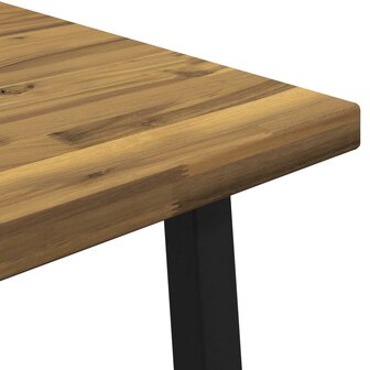 Vierkante Eettafel 70 x 70 x 75 cm Massief Acaciahout 5