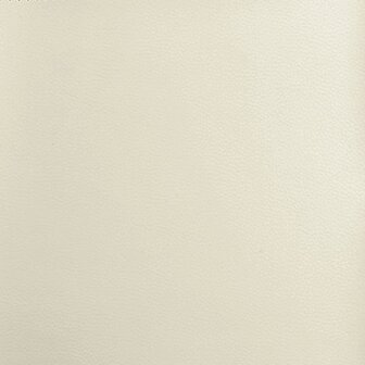Loungestoel 54x75x76 cm kunstleer cr&egrave;mekleurig 7
