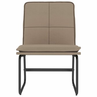 Loungestoel 54x75x76 cm kunstleer cappuccinokleurig 3