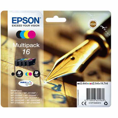 Originele inktcartridge Epson Multipack 16 Zwart 1