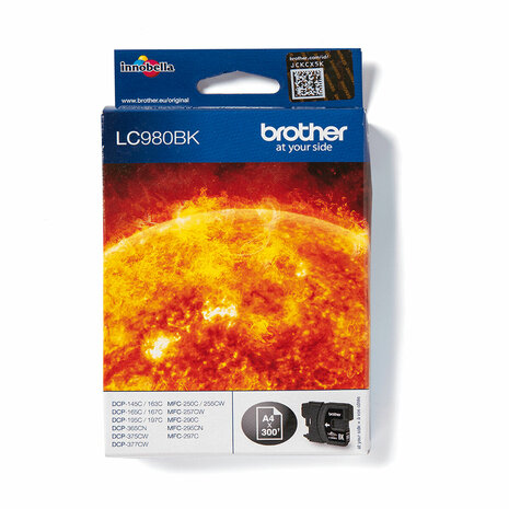 Originele inktcartridge Brother LC-980BK Zwart (1 Stuks) 1