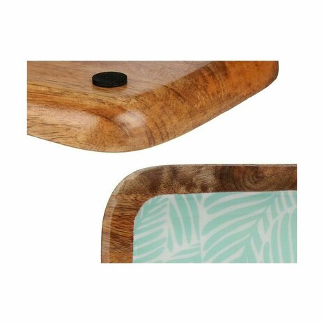 Tafeldecoratie Wit Bruin Groen Blad van een plant 45 x 15 cm (6 Stuks) 4